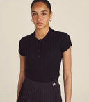 Polo en maille Elea - Noir