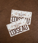 Cartes cadeaux