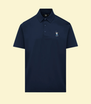 Polo manche courte Snap - Bleu minuit