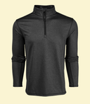 Herringbone Tate 1/4 zip jacket - Black