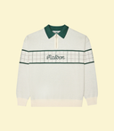 Chandail manche longue zip 1/4 Bennett - Ivoire