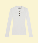 Polo en maille - Blanc