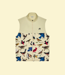 Veste Birds of Georgia - Aloe wash & imprimé oiseaux