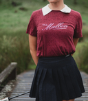 Chandail manche courte Club Malbon - Rouge mahogany