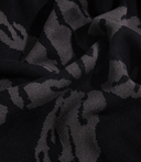 Chandail sweater en fleurs - Bleu foncé