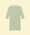 Polo signature en tricot - Menthe