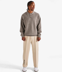 Gauge Long Sleeve Polo Shirt - Taupe