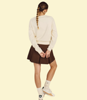 Abbey long-sleeved sweater - Ivory