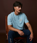 Chandail manche courte Bermuda Hawk & Dove - Bleu pâle