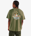 Chandail manche courte Bermuda Foraging - Olivine