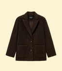 Veston sherpa - Brun fudge