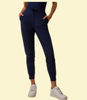 Pantalon de jogging extensible - Bleu maltais